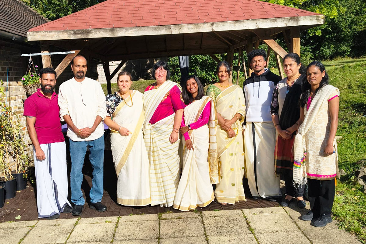 Colourful Onam celebrations at Loose Valley Care Home