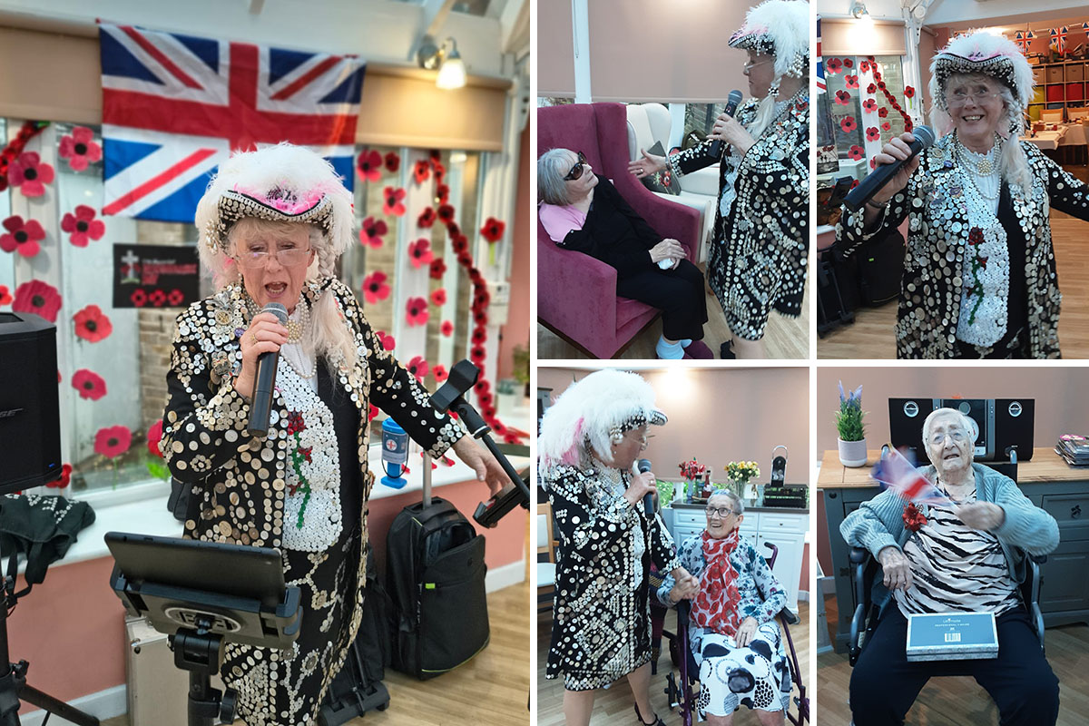 A Royal Singalong with Pearly Queen Sue at Loose Valley Care Home