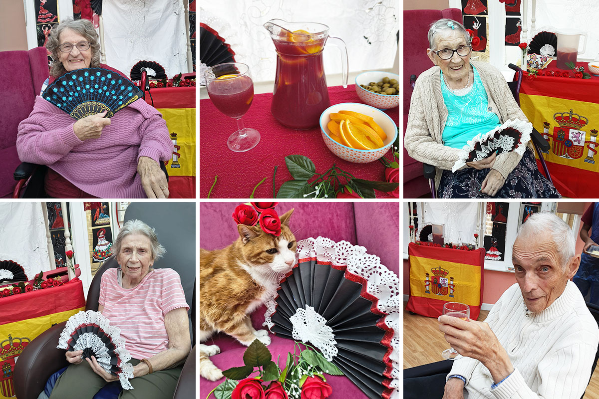 A virtual escape to sunny Spain at Loose Valley Care Home