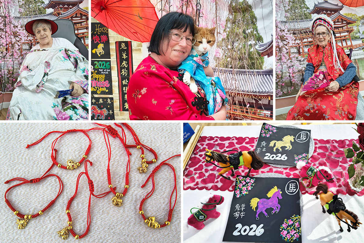Loose Valley Care Home enjoys a vibrant Chinese New Year celebration