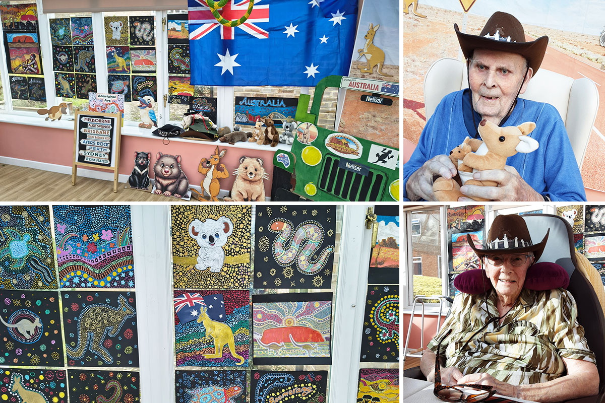 Loose Valley Care Home residents reach Australia on their virtual Cruise